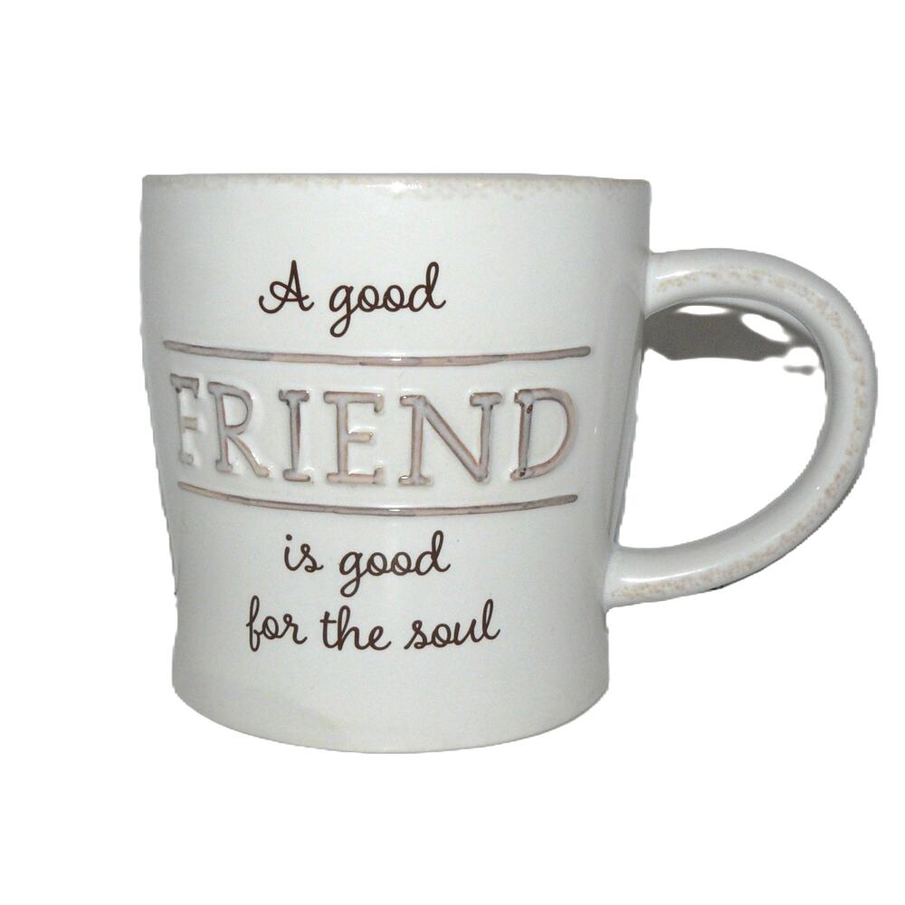 Hallmark A Good Friend Is Good For The Soul Ceramic Coffee Mug Fri